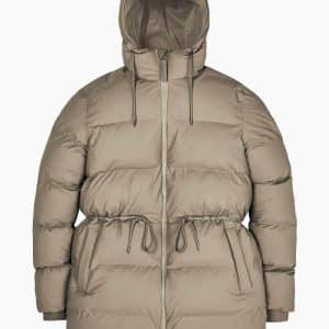 Puffer W Jacket - Taupe - Rains - Sand S