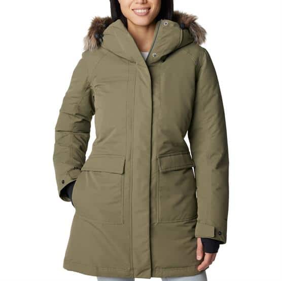 Columbia Little Si Insulated Parka Womens, Stone Green