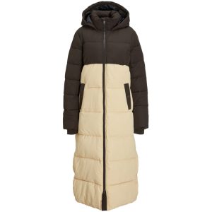 LULULIA dame Clara Long Puffer - Beige