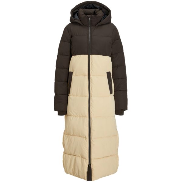 LULULIA dame Clara Long Puffer - Beige