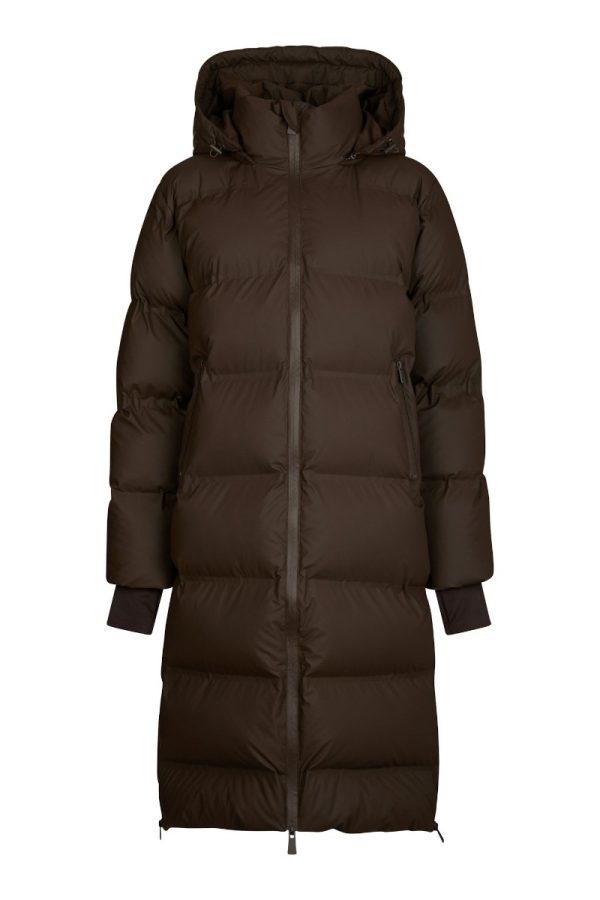 Neo Noir - Jakke - Viviana C Puffer Jacket - Dark brown (Levering slut september)