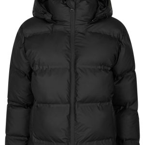 Muffi puffer dunjakke - sort