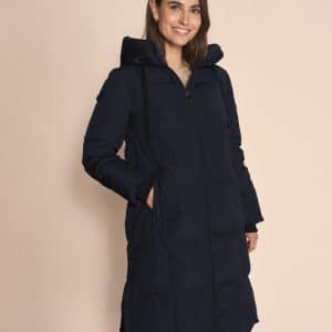 Nova Square dunfrakke - Navy