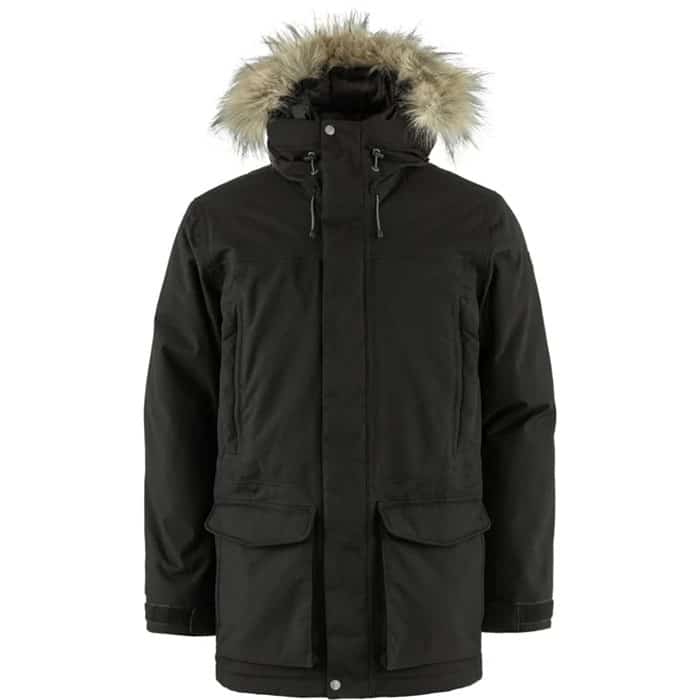 Black Friday: Fjällräven Nuuk Lite Parka Herre / Mænd-black-L - Vinterjakker til mænd