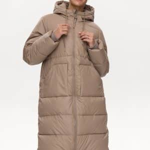 NÜMPH - Nubirra Long Jacket - Taupe Gray - 44 - Grå - Jackets & Coats